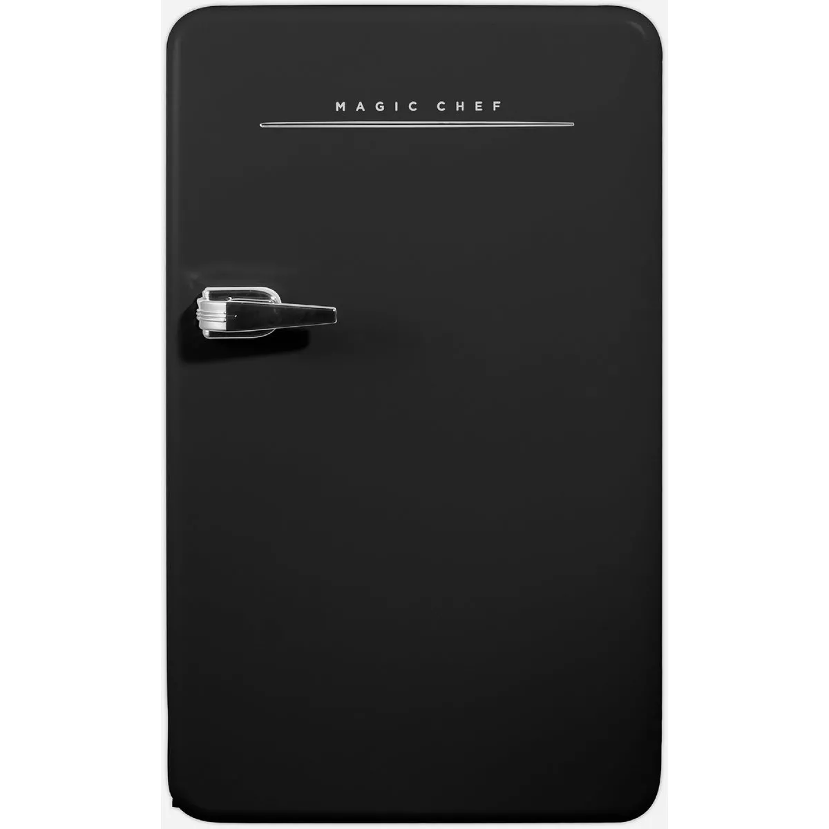 Magic Chef 3.2 Cu. Ft. Black Retro Mini Fridge with Manual Defrost