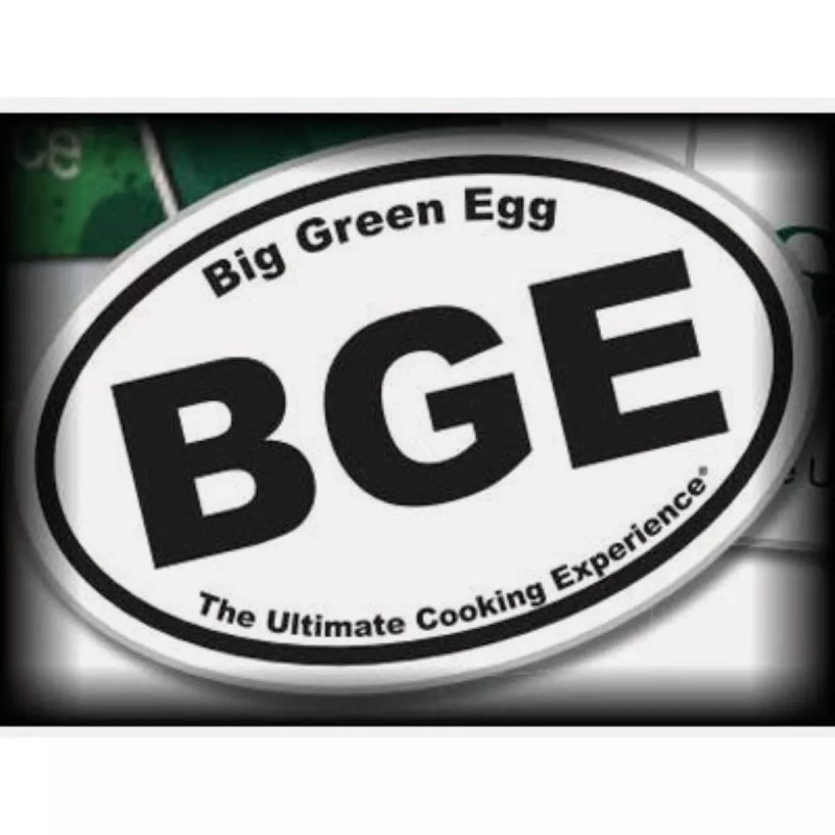Big Green Egg Oval Sticker