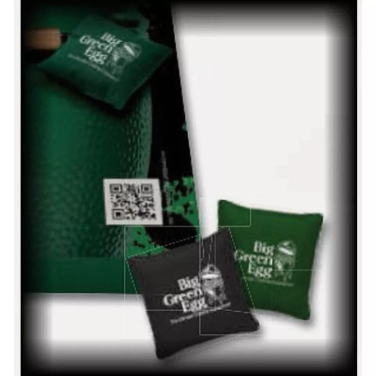 Big Green Egg Green & Black Replacement Bean Bags