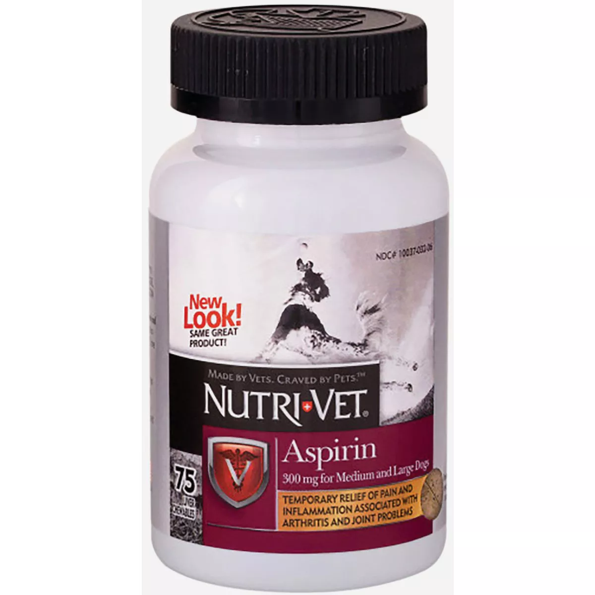 Nutri-Vet 70 Count Chewable K9 Aspirin Liver For Medium/Large Dogs