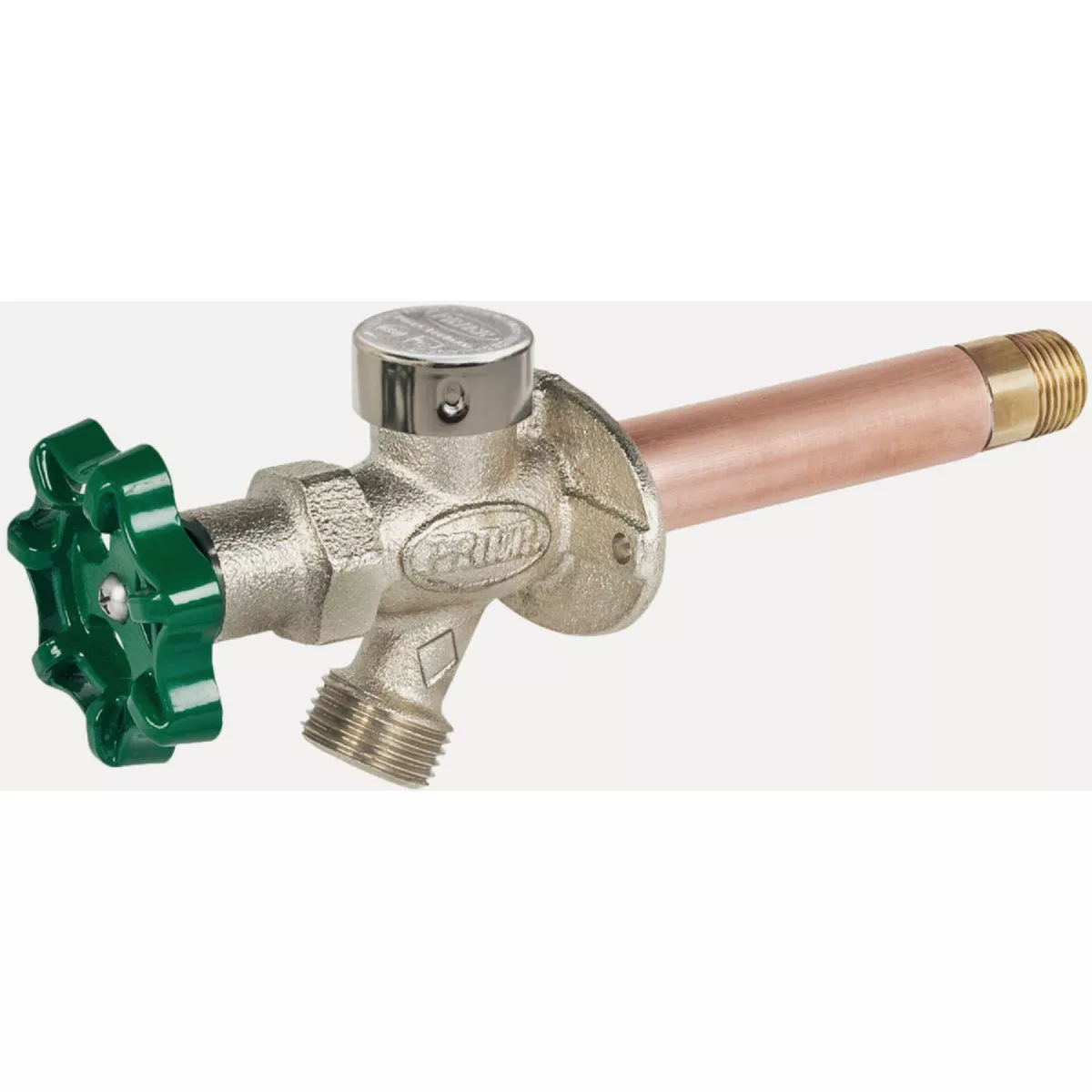 Prier 1/2 In. MPT x 1/2 In. SWT x 8 In. Anti-Siphon Heavy Duty Frostproof Wall Hydrant