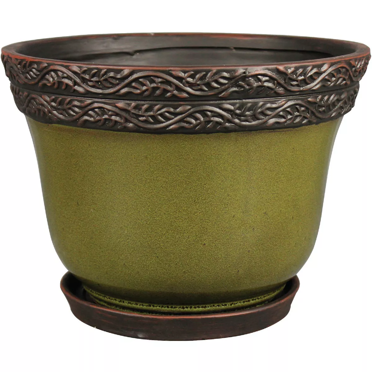 ATT Southern Reserva 8 In. Ceramic Jade Planter