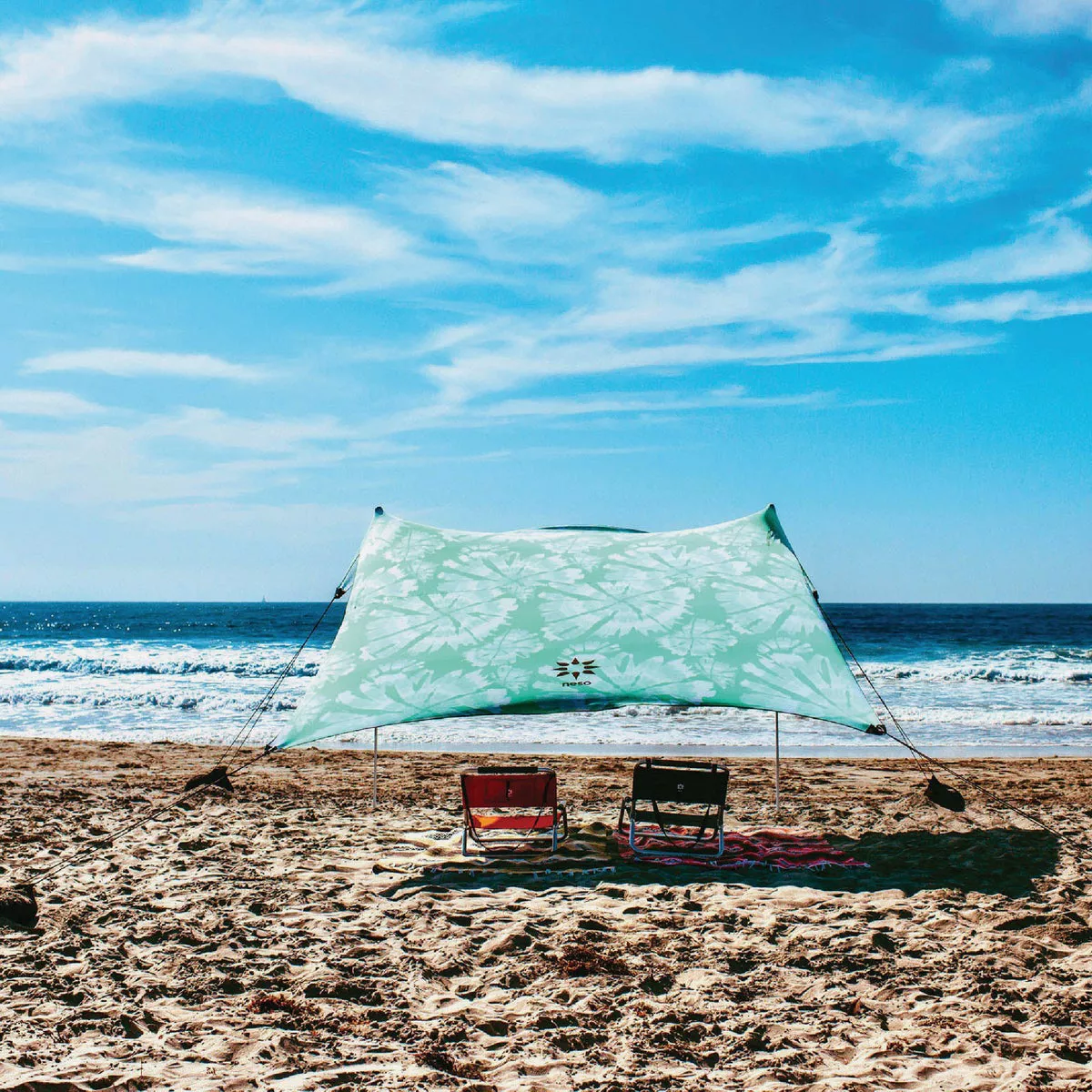 Neso Grande Sunshade Beach Tent, Mint Tye-Dye - photo 2