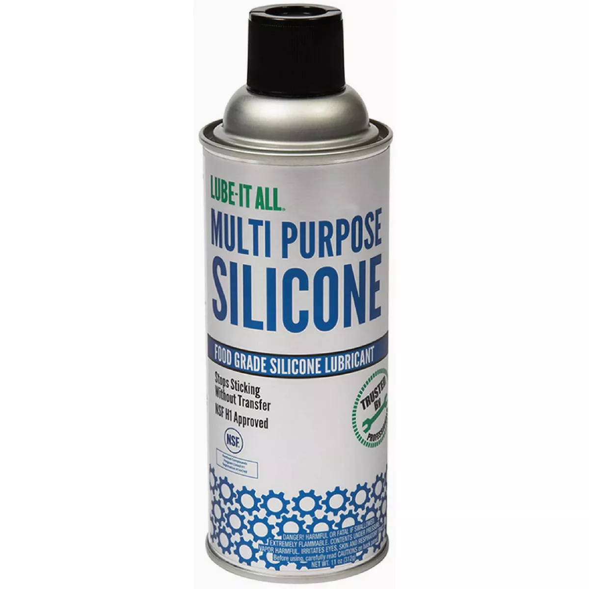 Lube-It All 11 Oz. Aerosol Spray 525 Multi-Purpose Food Grade Silicone Lubricant (12-Pack)
