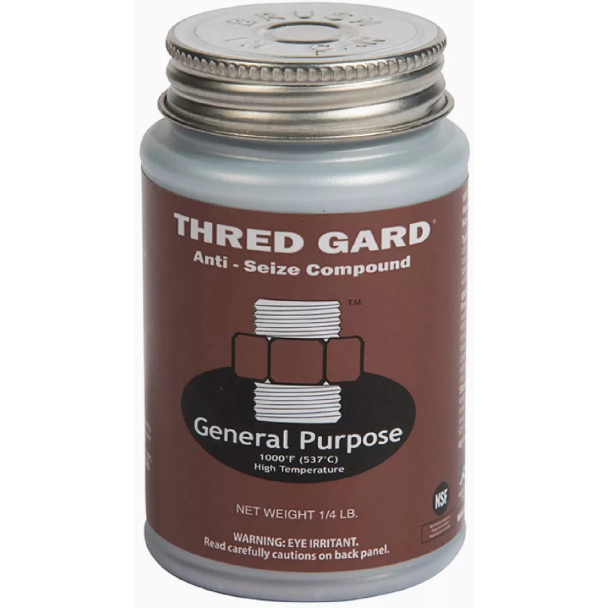 Thred Gard 1/4 Lb. Anti-Seize General Purpose Lubricant - Brush Top