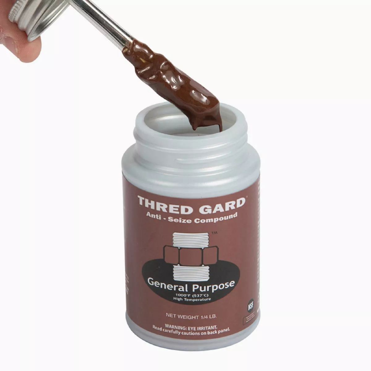Thred Gard 1/4 Lb. Anti-Seize General Purpose Lubricant - Brush Top - photo 2