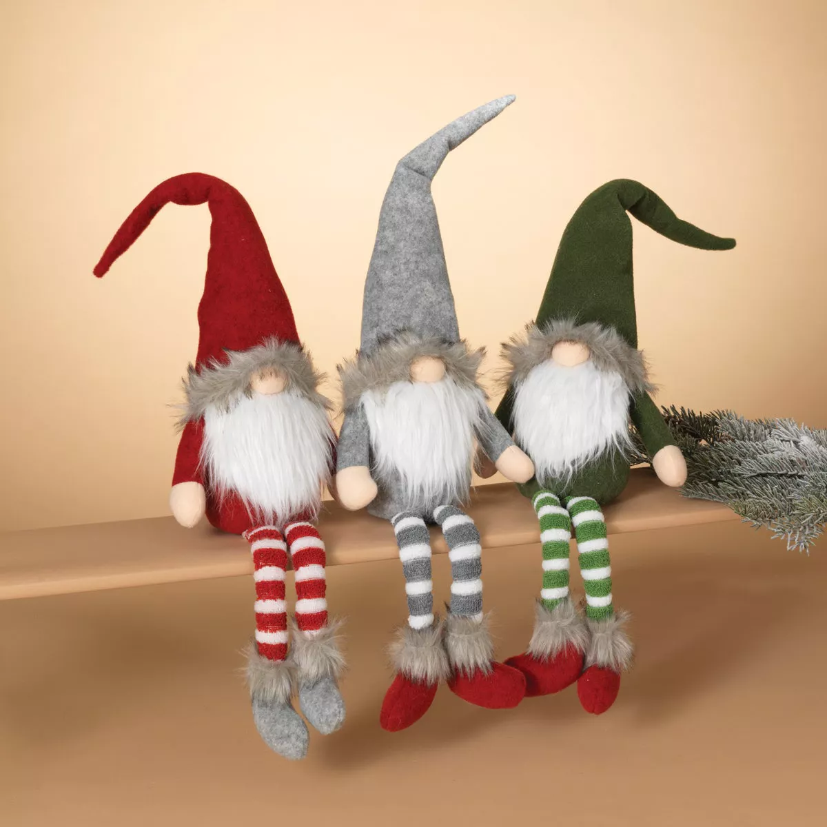 Gerson 22 In. H. Plush Gnome Shelf Sitter