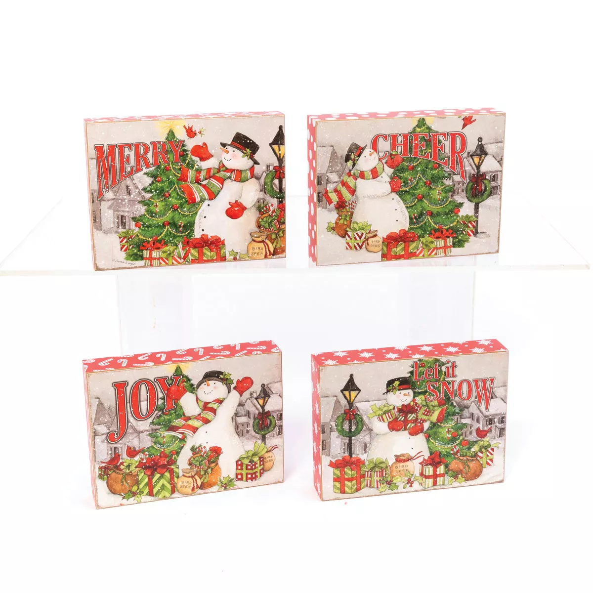 Gerson 7.8 In. L. Holiday Scene Wall Decoration