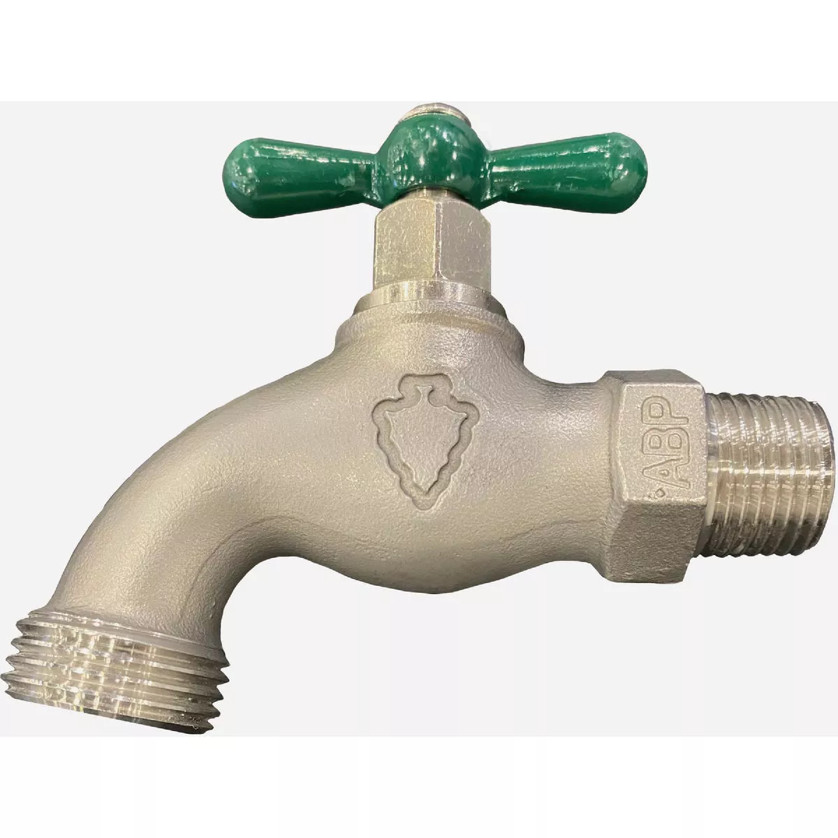 Arrowhead Brass 1/2 In. MIP Stainless Steel Hose Bib