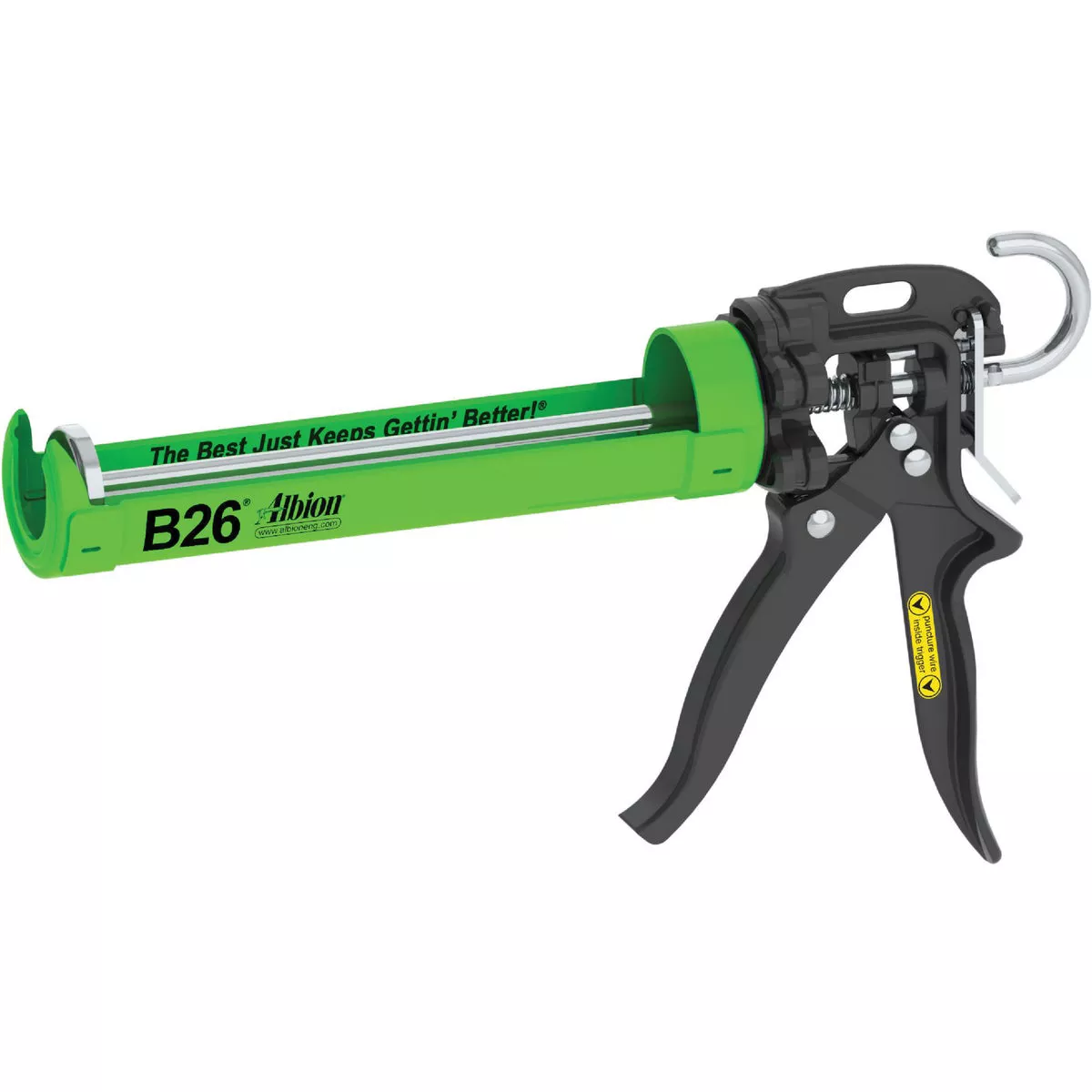 Albion 1/10th Gallon B Line Manual Cartridge Gun with High Thrust 26:1 Drive-