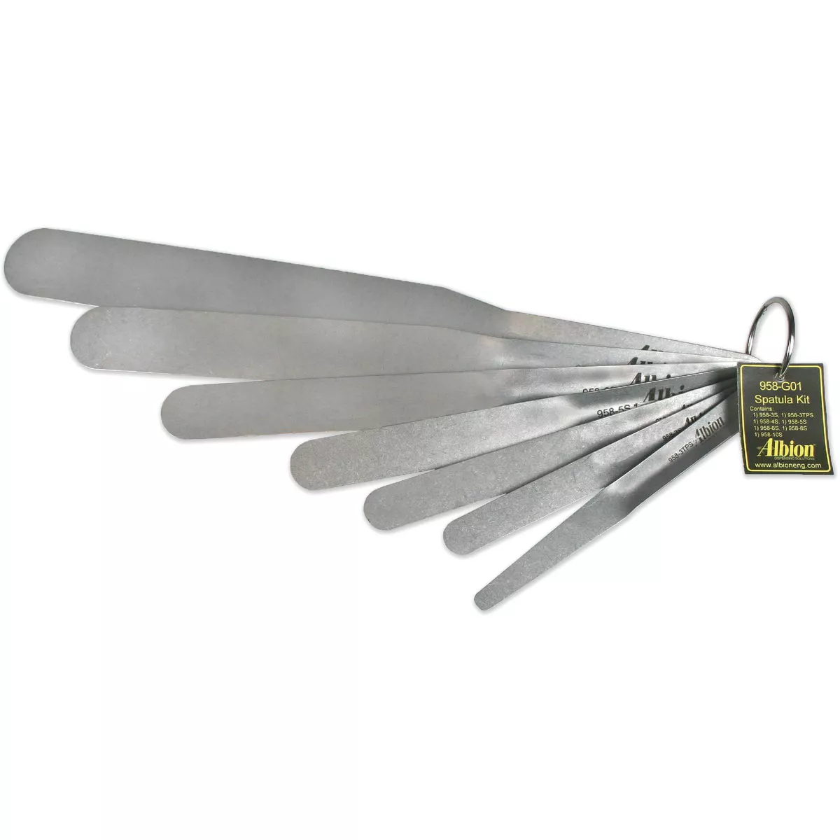 Albion 7 Piece Streamline Spatula Set
