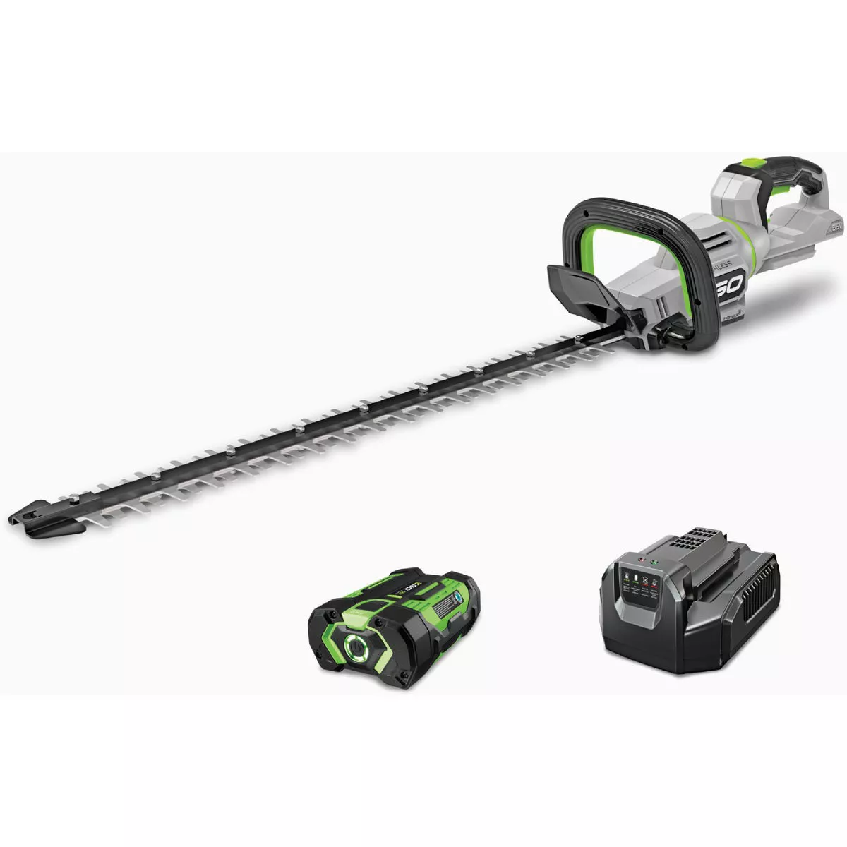 EGO POWER+ 24 In. Brushless Cordless Hedge Trimmer with 2.5 Ah Battery & Charger