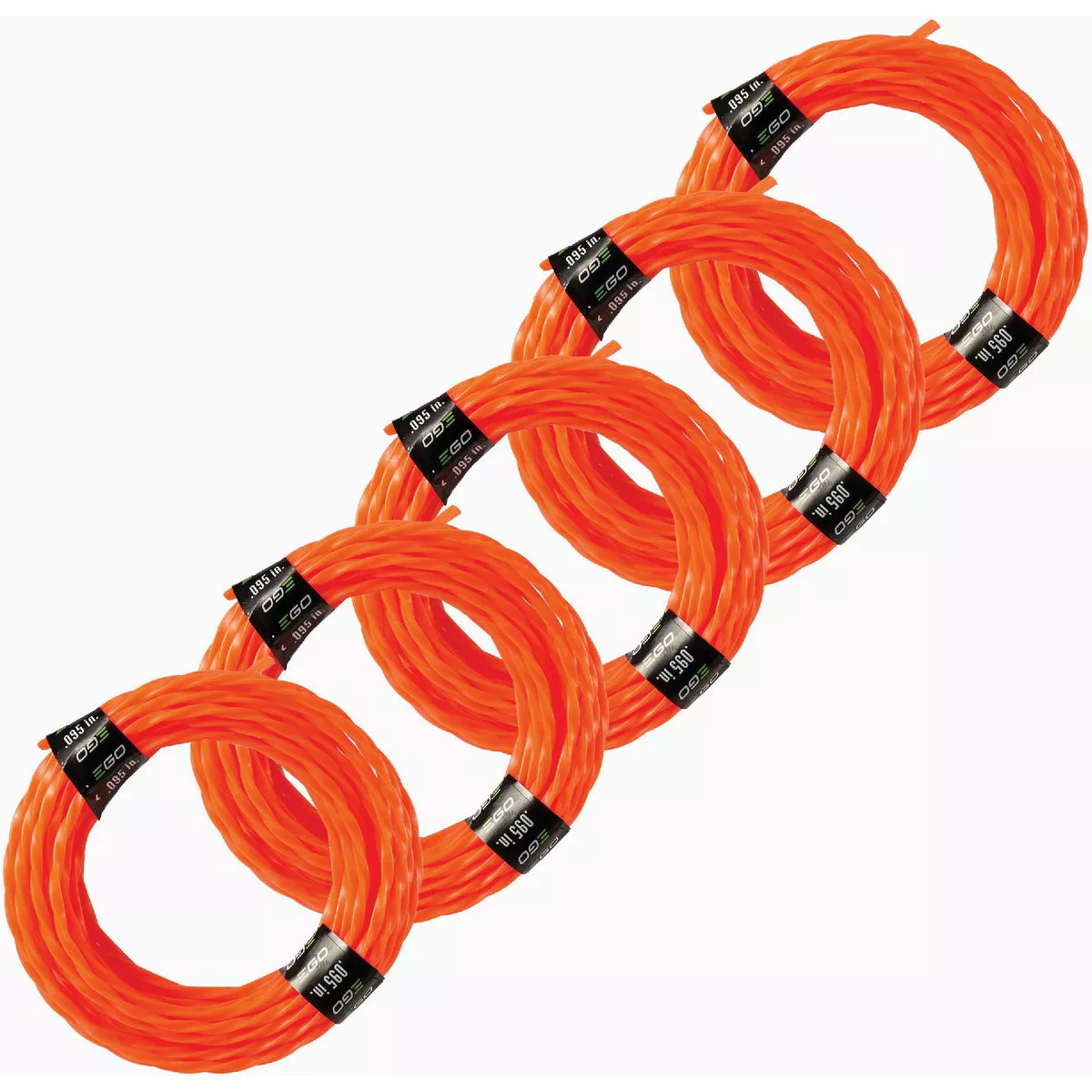 EGO 0.095 In. x 14 Ft. Twisted Pre-Cut Trimmer Line (5-Pack)
