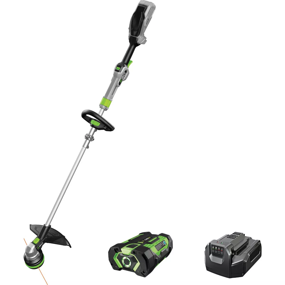 EGO POWER+ PowerLoad 15 In. String Trimmer Kit with 2.5 Ah Battery & Charger
