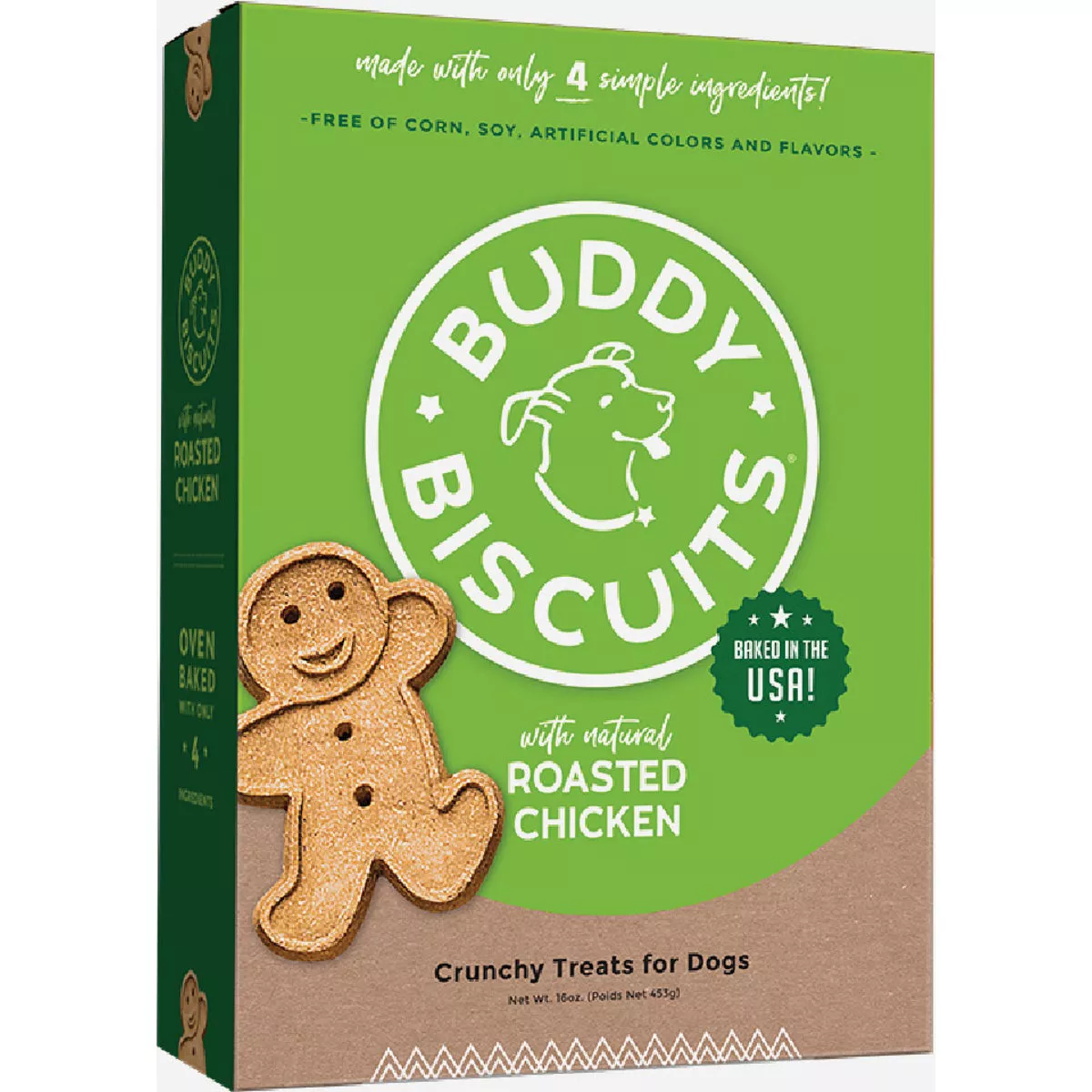 Buddy Biscuits 16 Oz. Crunchy Chicken Biscuits Dog Treat