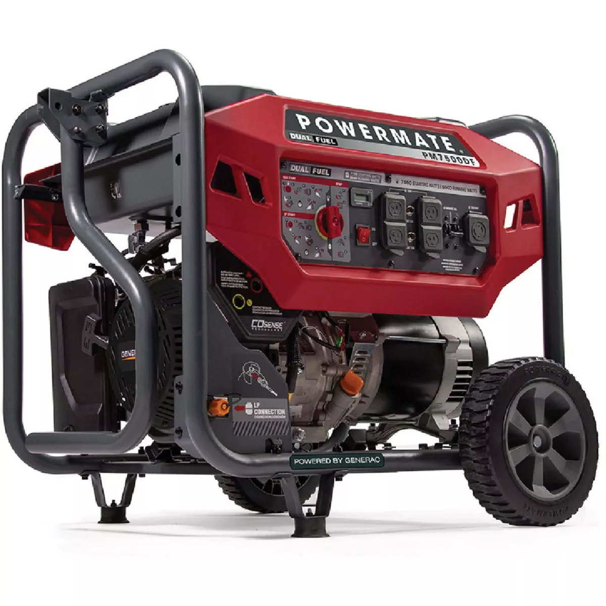 Powermate 7500W Dual Fuel Switch Start Portable Generator | Do it Best