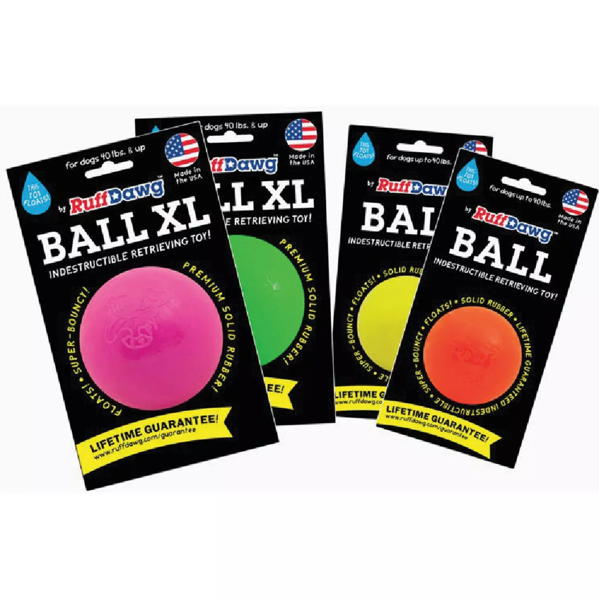 Ruff Dawg 3.5 In. XL Indestructible Dog Ball-