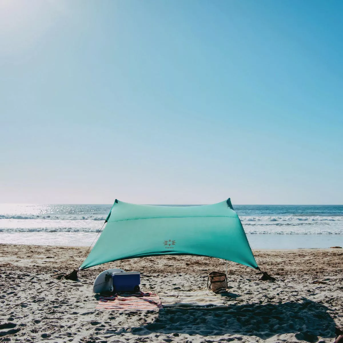 Neso Grande Sunshade Beach Tent, Teal - photo 2