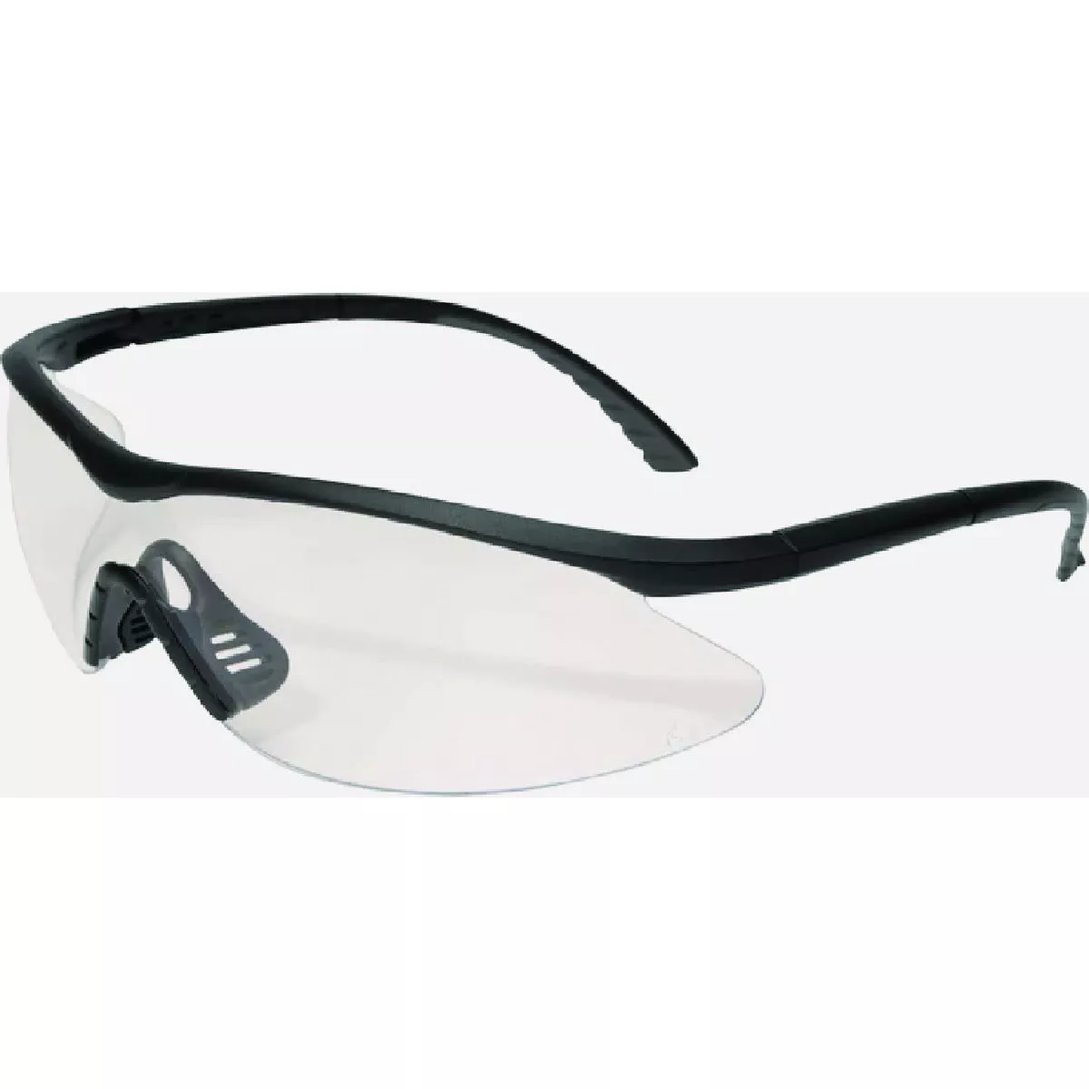 Edge Eyewear Banraj Black Frame Safety Glasses with Clear Lenses