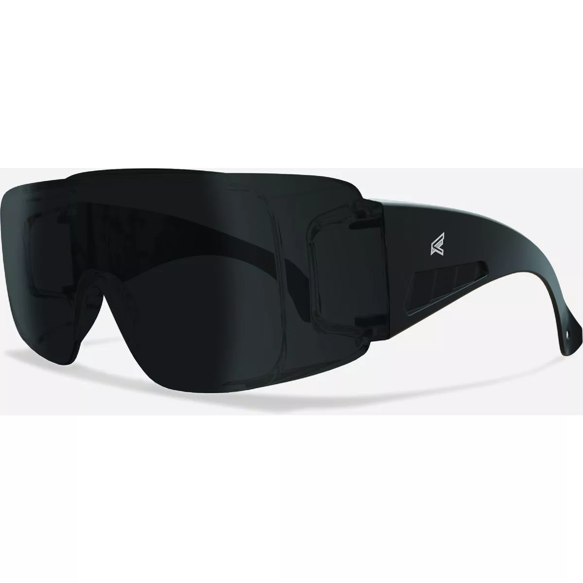 Edge Eyewear Ossa Black Frame Safety Glasses with Smoke Lenses