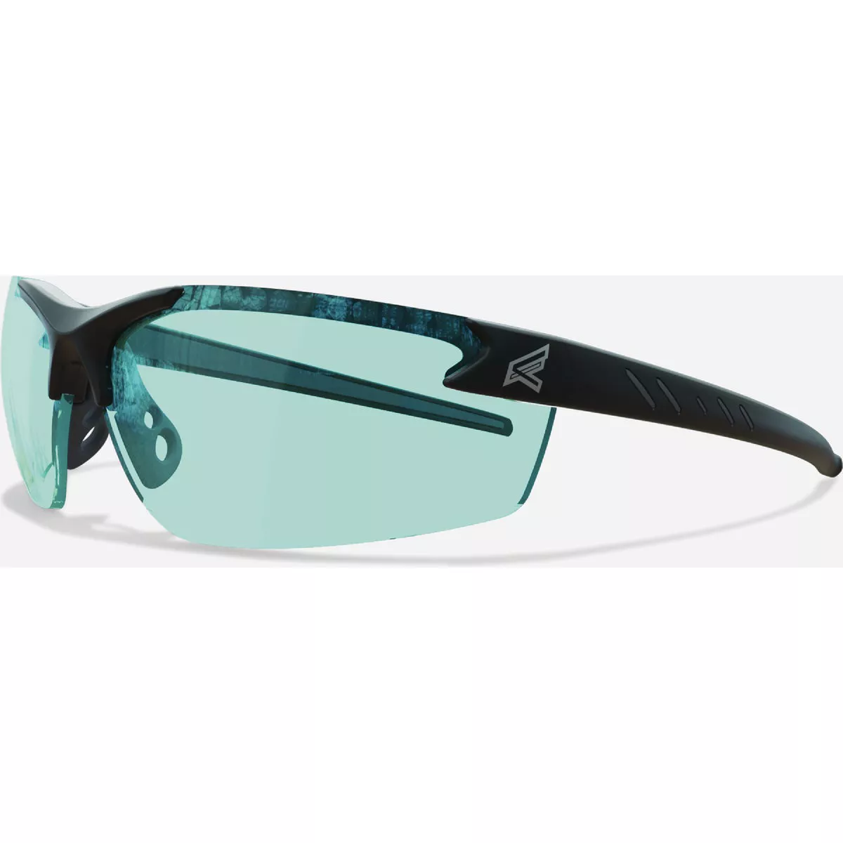 Edge Eyewear Zorge G2 Black Frame Safety Glasses with Light Blue Vapor Shield Lenses