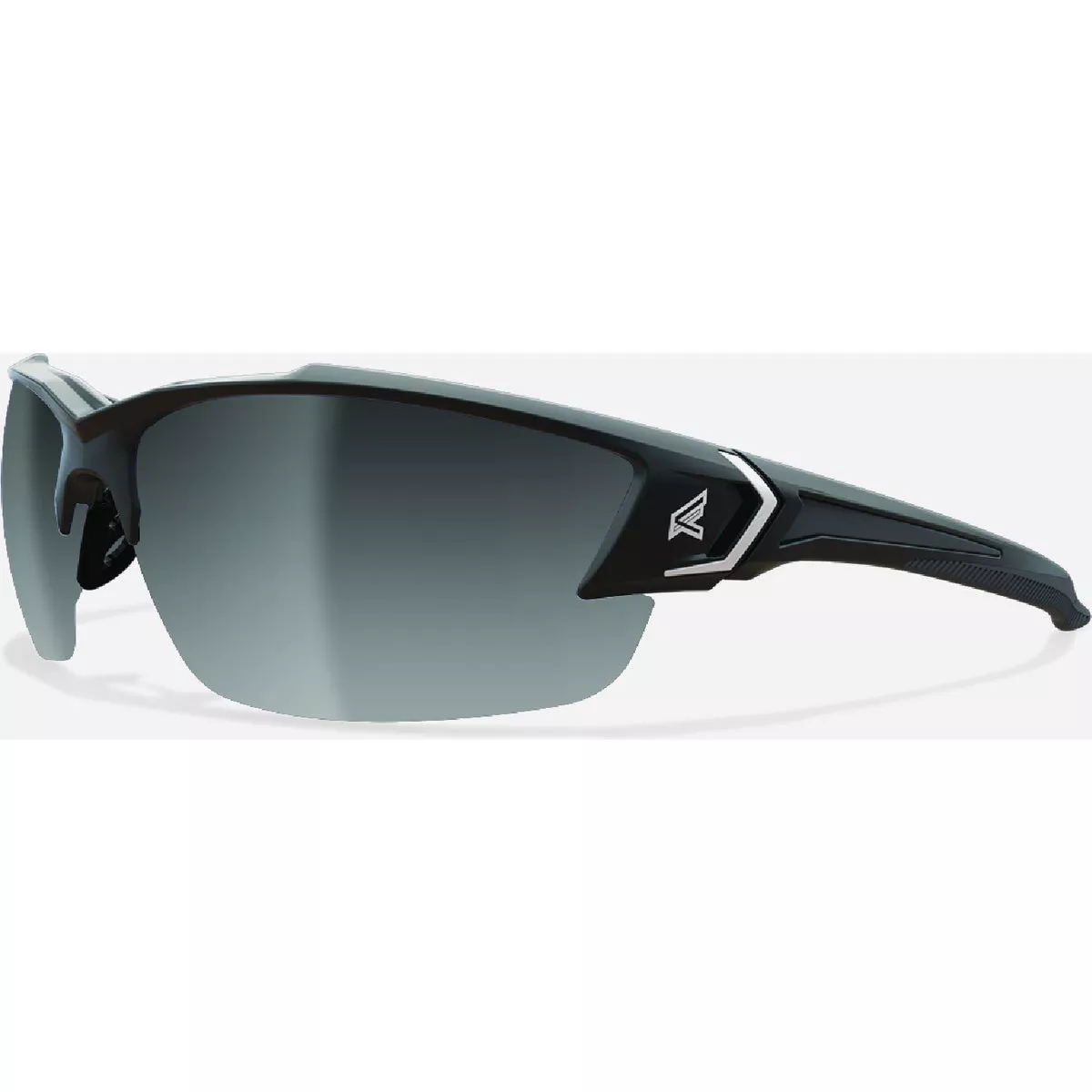 Edge Eyewear Khor G2 Black Frame Safety Glasses with Silver Mirror Lenses