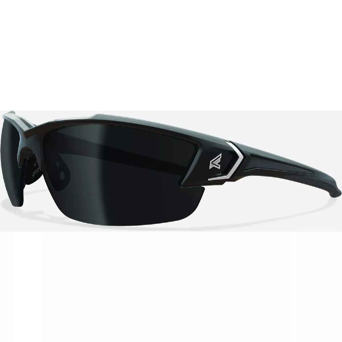 Edge Eyewear Khor G2 Black Frame Safety Glasses with Polarized Smoke Lenses