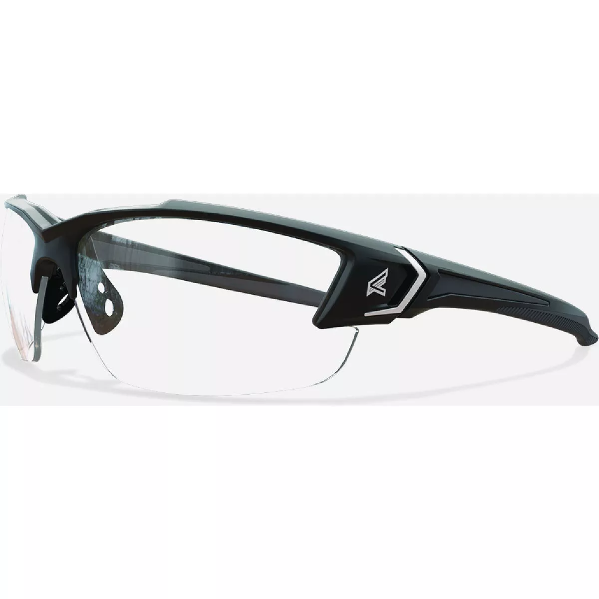 Edge Eyewear Khor G2 Black Frame Safety Glasses with Clear Vapor Shield Lenses