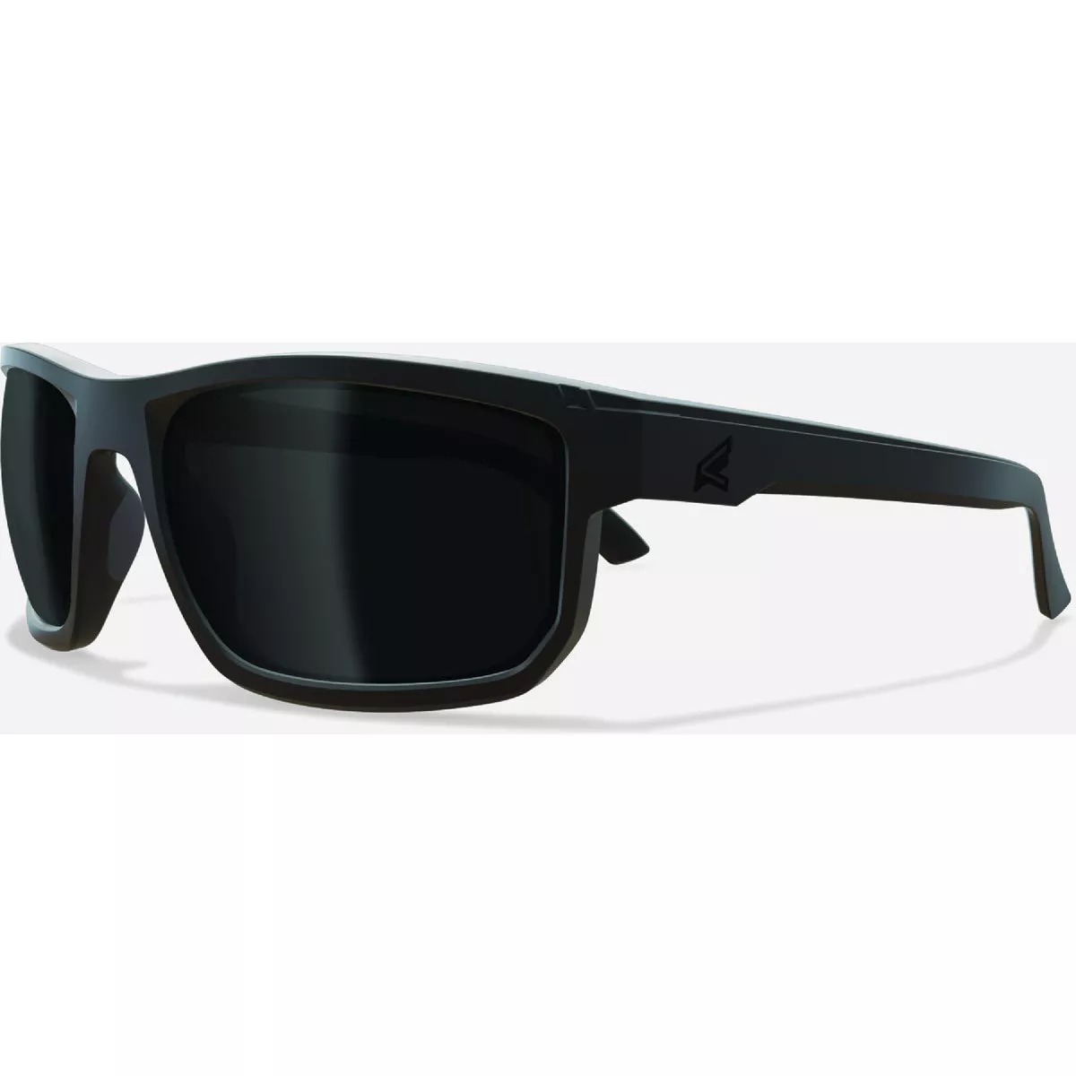 Edge Eyewear Defiance Black Frame/ Smoke Vapor Shield Lenses