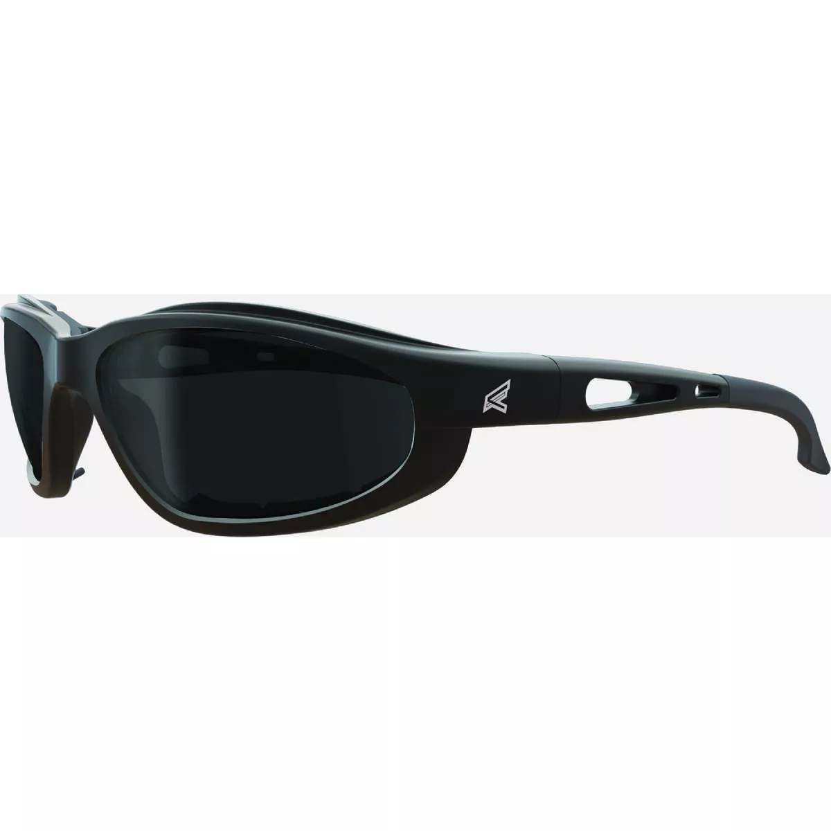 Edge Eyewear Dakura Black Frame with Gasket Safety Glasses with Smoke Lenses