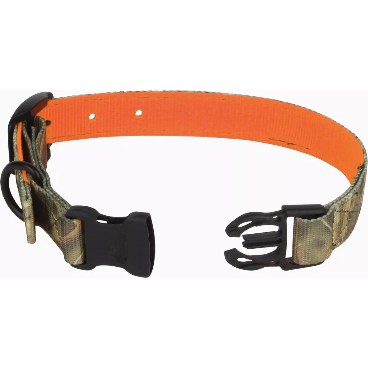 Avery Outdoors Small Camo to Blaze Oragne Sporting Reversible Dog Collar