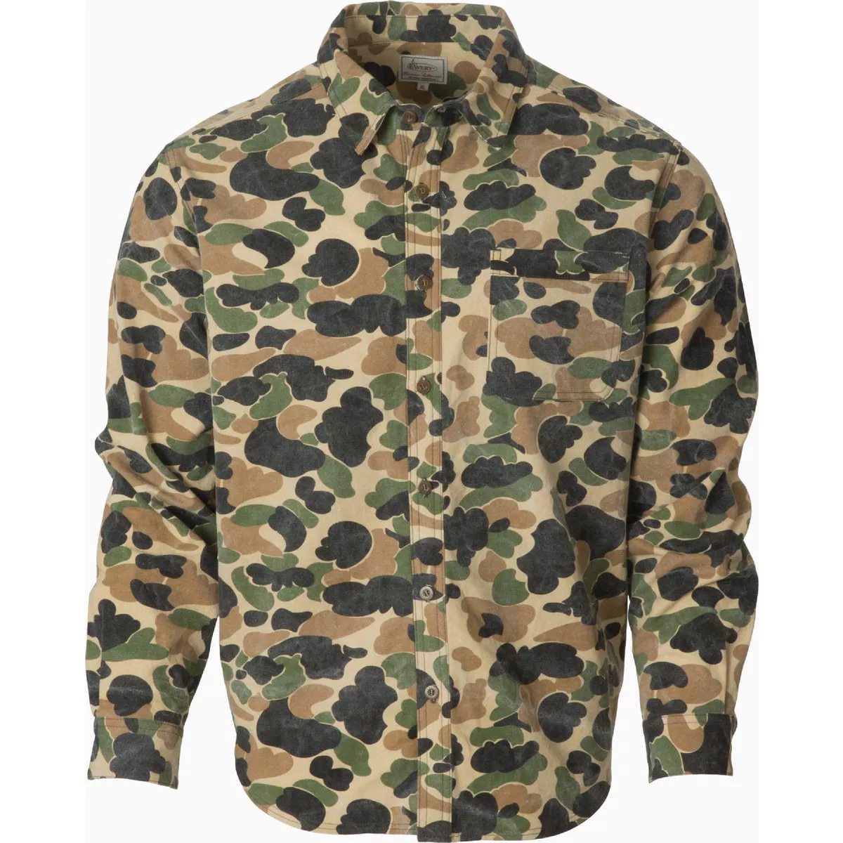 Avery Outdoors Heritage Collection Medium Old School Camo Chamois Shirt
