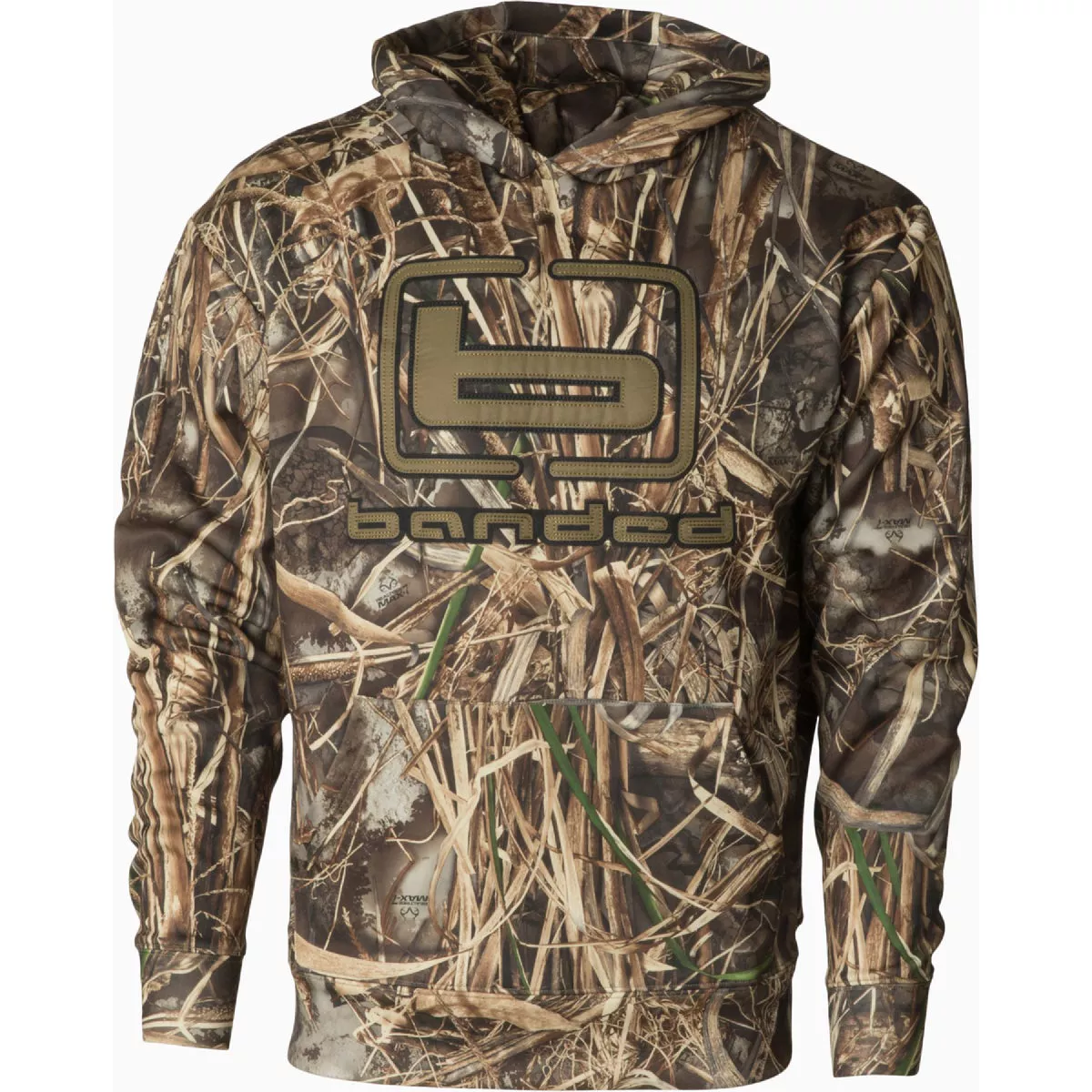 Banded Medium MAX7 Logo Pullover Sweatshirt