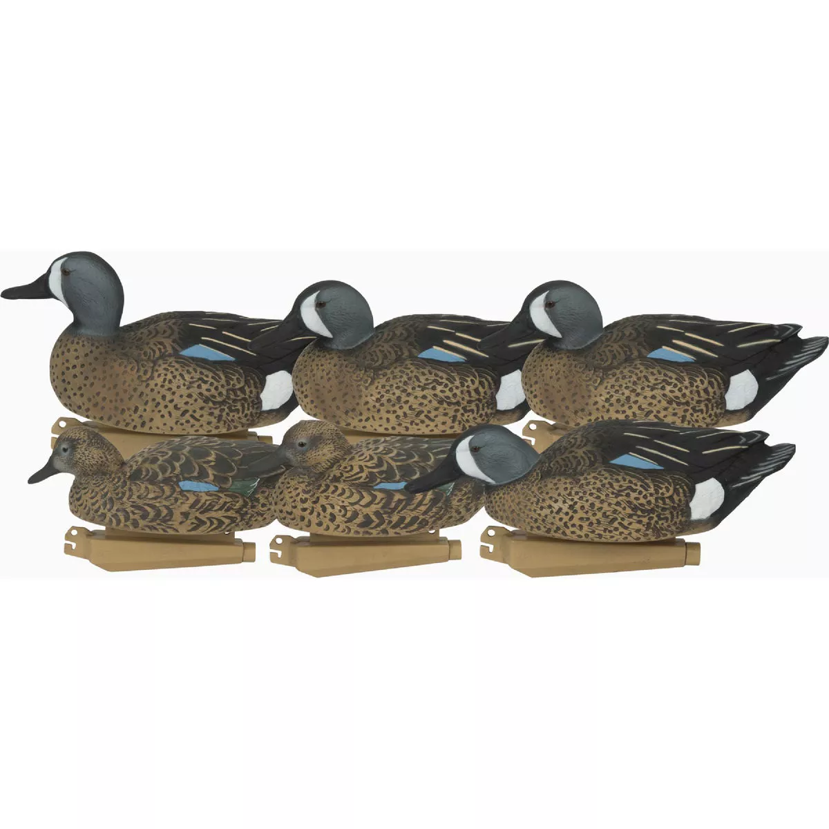 Avery Outdoors GHG Hunter Series Life Size Blue WInged Teal Duck Decoys (6 Pack)