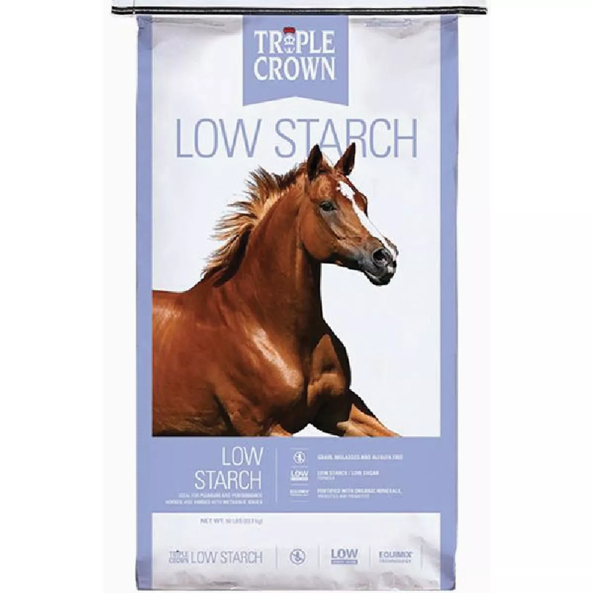 Triple Crown 50 Lb. Low Starch Horse Feed Pellets