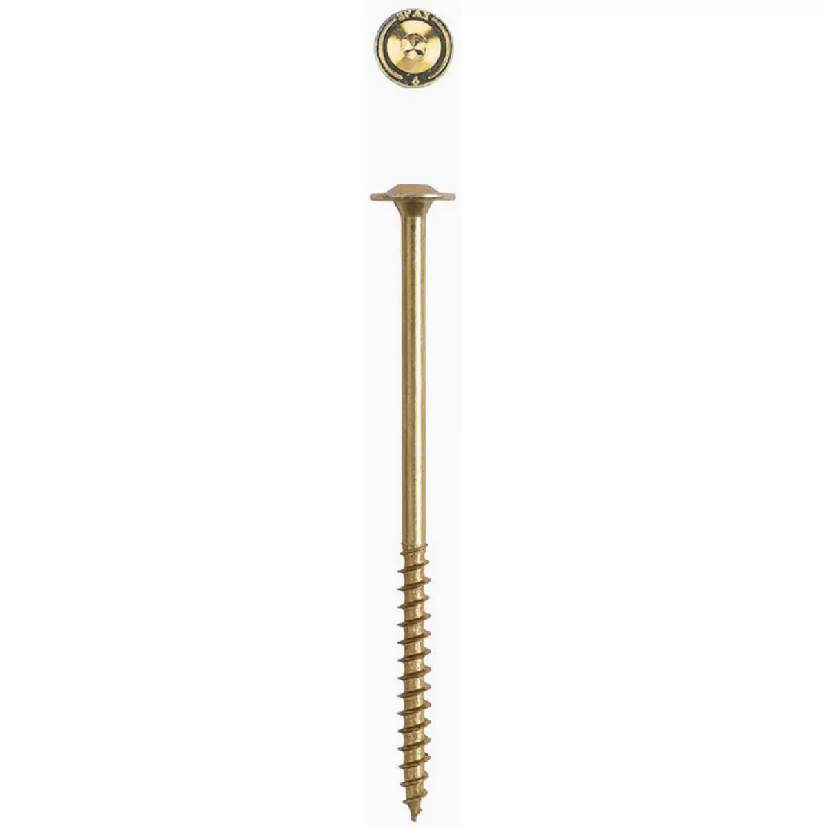 SPAX Powerlag 1/4 In. x 6 In. T30 Washer Head Yellow Zinc (Interior) Lag Screw (12 Ct.)