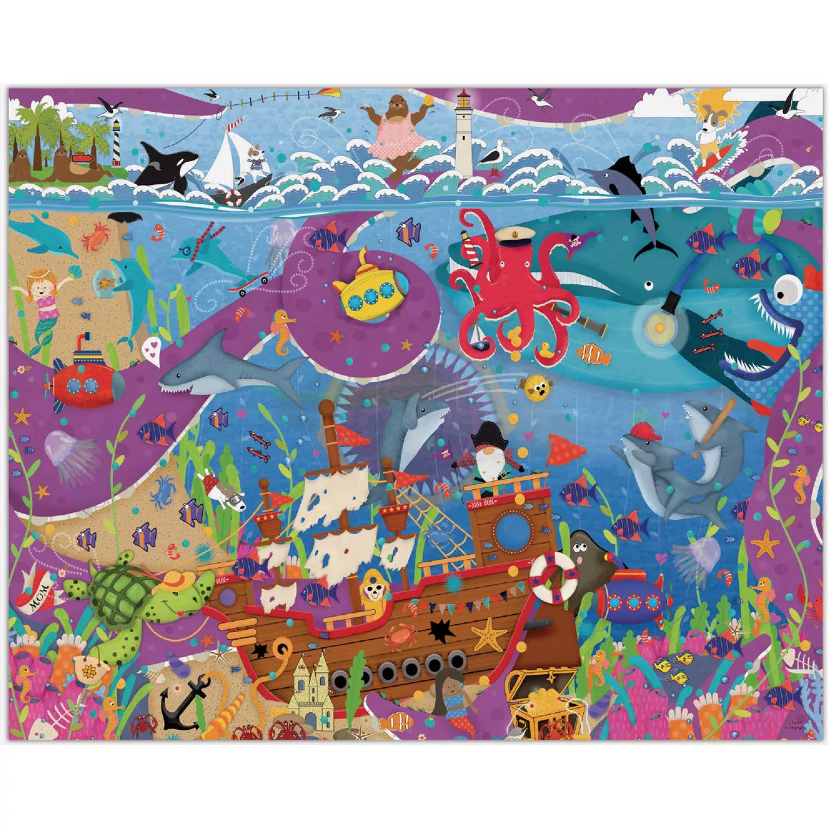 Abbie and Jack Under the Sea Jigsaw Puzzle