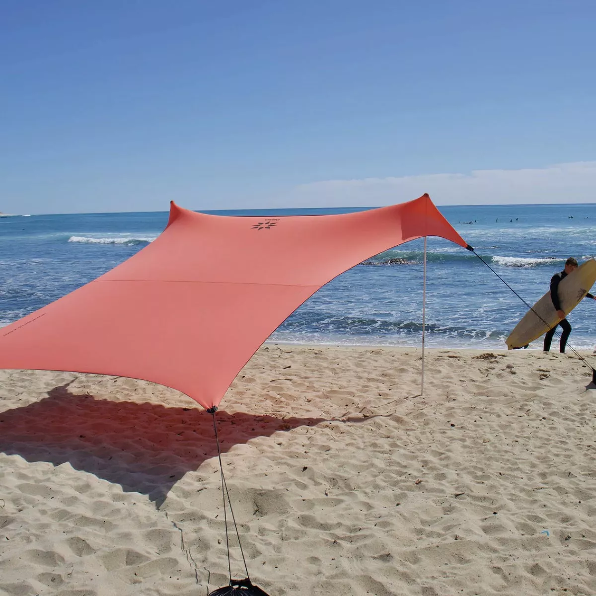 Neso Grande Sunshade Beach Tent, Coral - photo 2