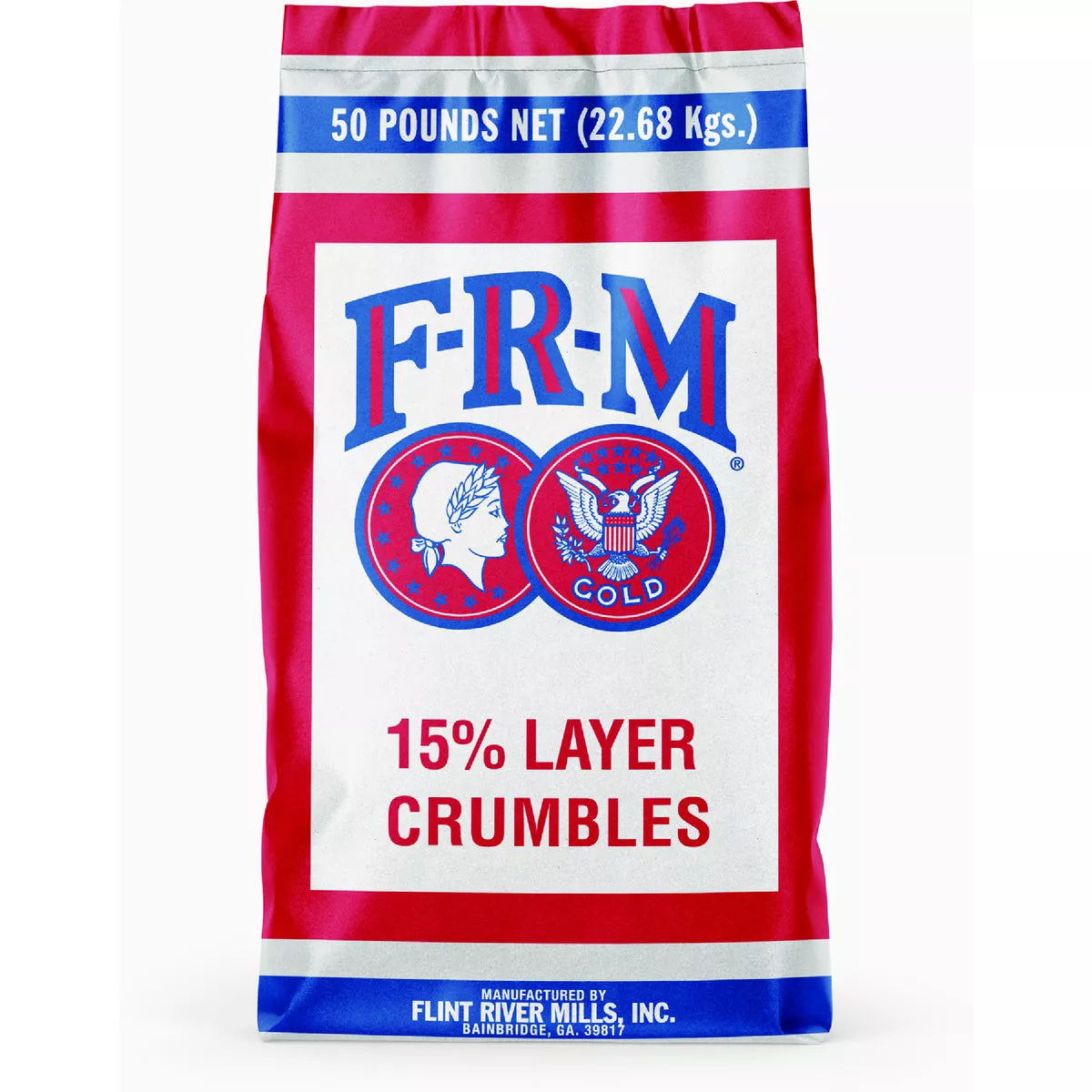 Flint River Mills 50 Lb. 15% Layer Crumbles