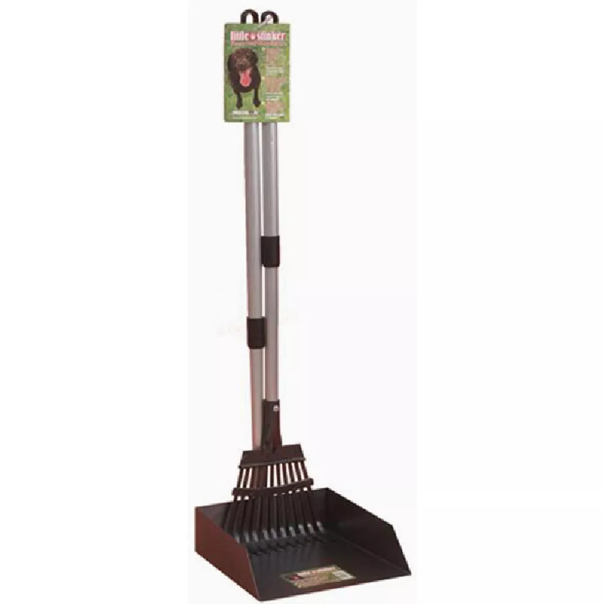 Precision Pet Little Stinker Heavy-Duty Small Rake Poop Scooper