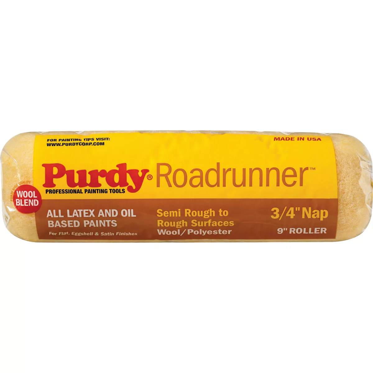 Purdy Roadrunner 50/50 Roller Cover, 9 x 3/4 in.-