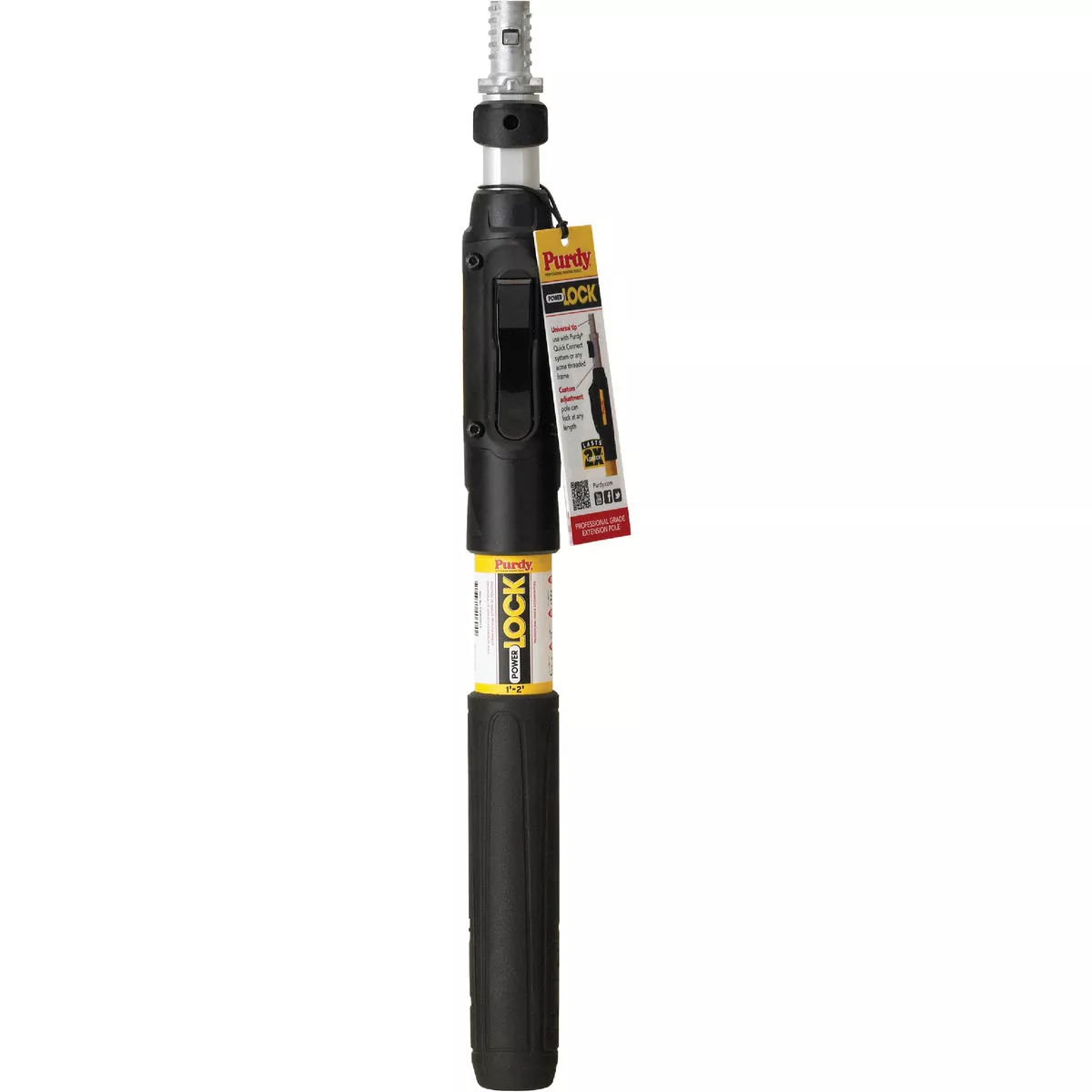 Purdy Power Lock 1 to 2 Ft. Aluminum/Fiberglass Extension Pole