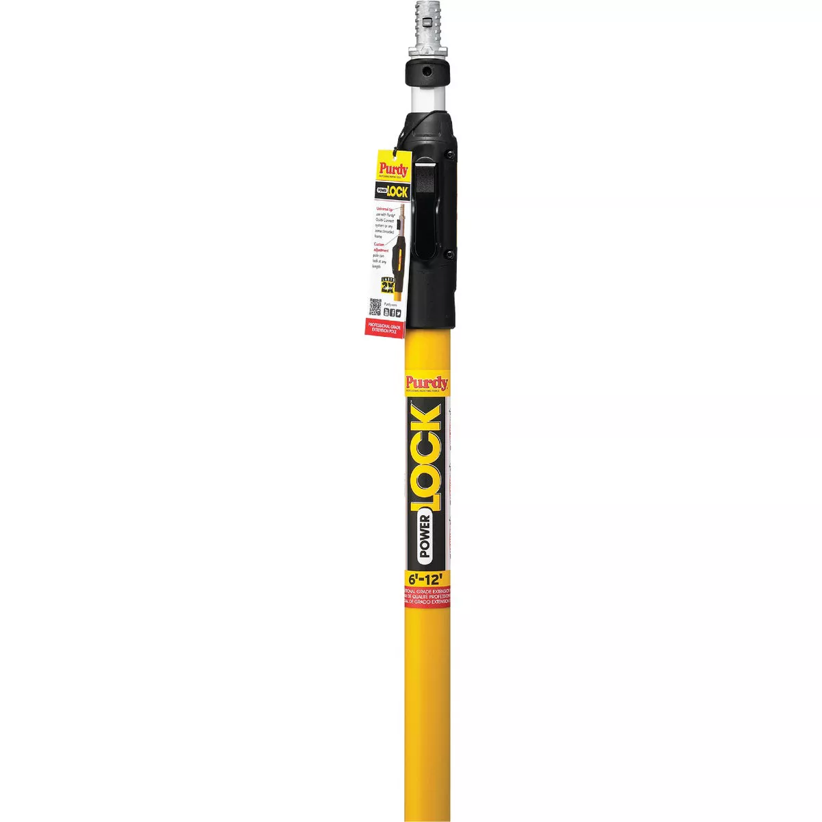Purdy Power Lock 6 to 12 Ft. Aluminum/Fiberglass Extension Pole