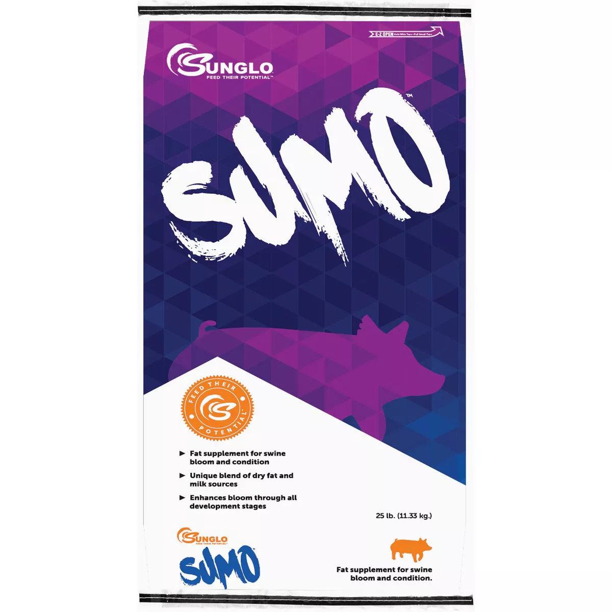 Sunglo Sumo Supplement for Show Pigs, 25 Lb.