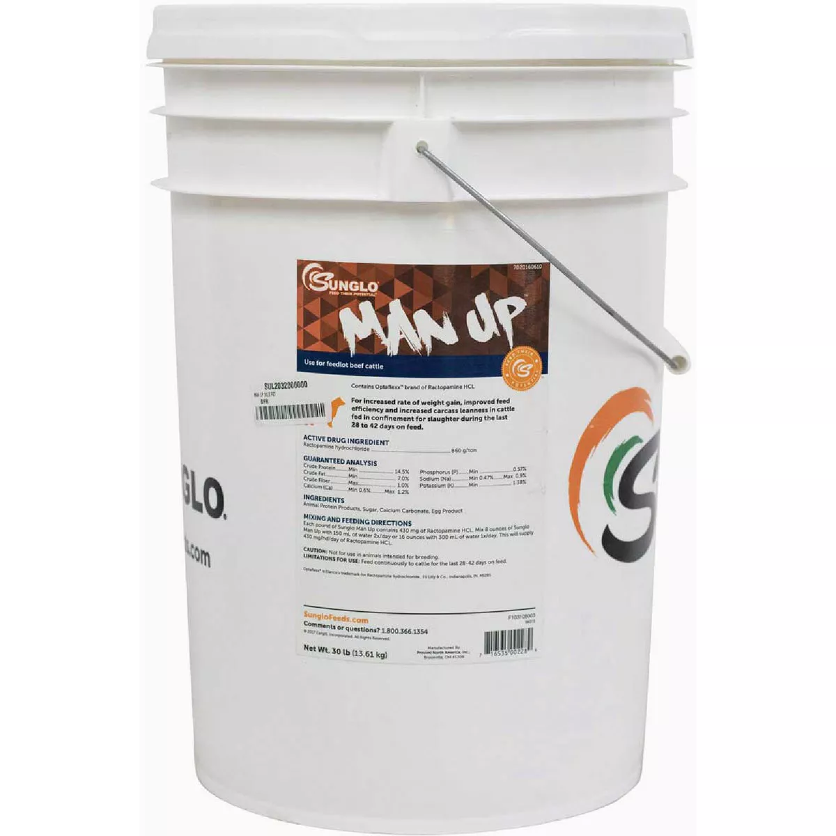 Sunglo Man Up Supplement for Show Cattle, 30 Lb.