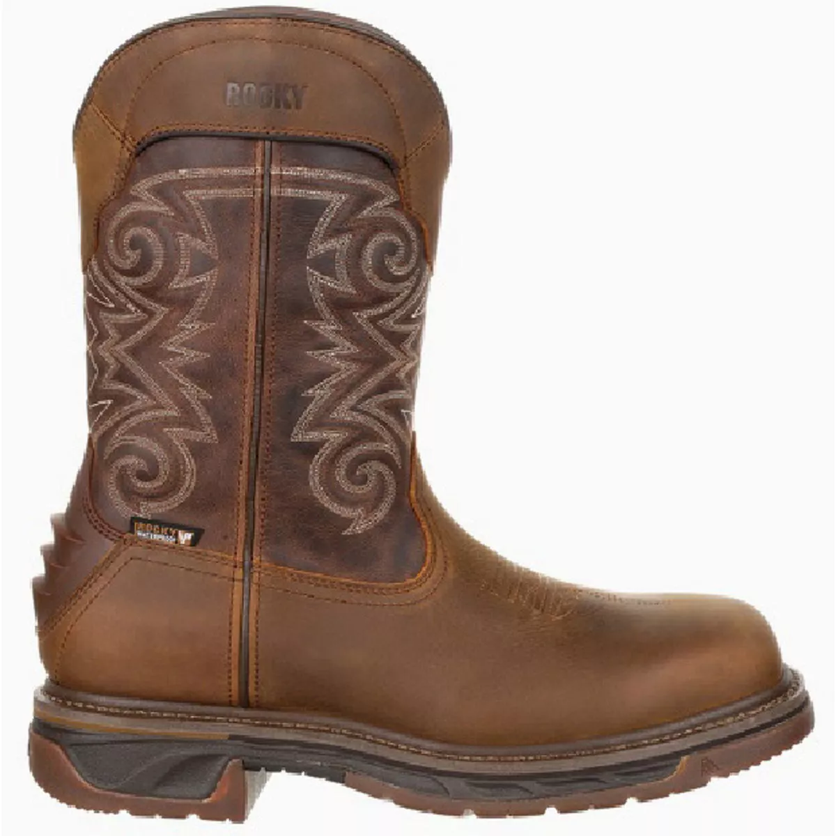 Rocky Iron Skull Men's Size 8.5 Medium 12 In. Composite Toe Waterproof Cowboy Boots - photo 2