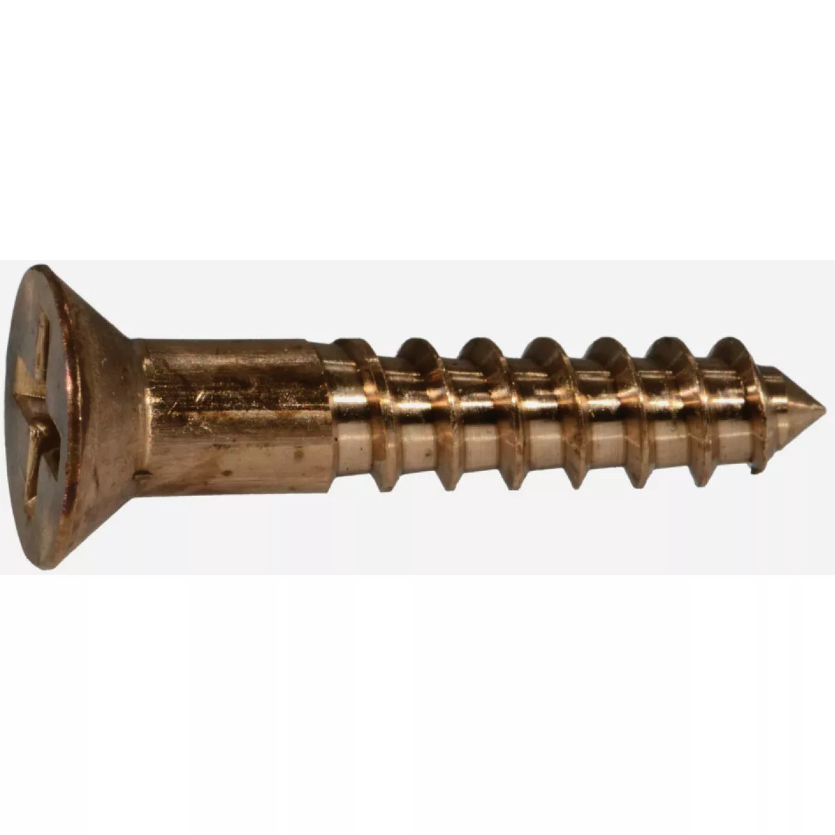 Midwest Fastener #10 x 1 In. Silicon Bronze Phillips Flat Head Wood Screws (5 Ct.) - photo 2