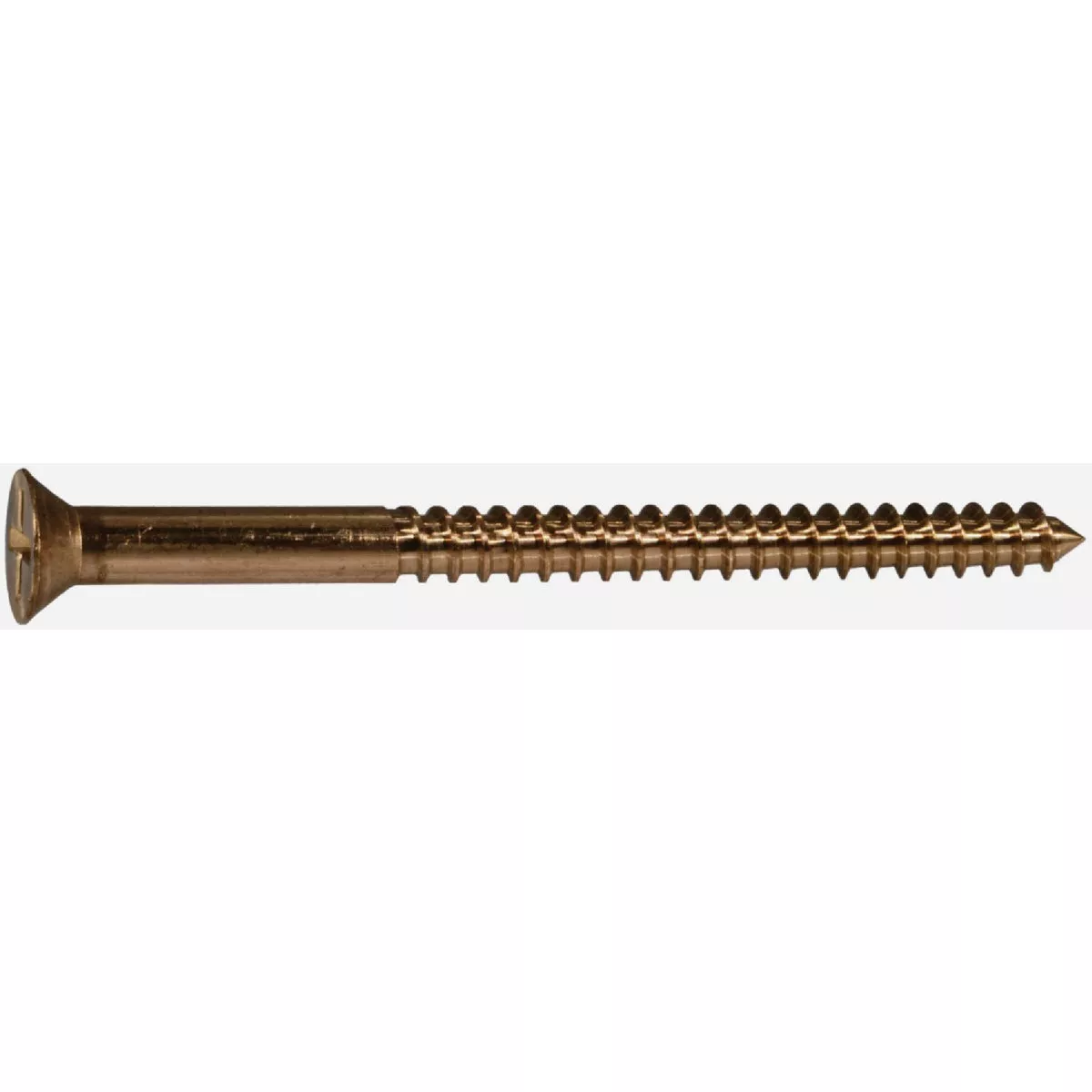 Midwest Fastener #12 x 3 In. Silicon Bronze Phillips Flat Head Wood Screws (2 Ct.)-