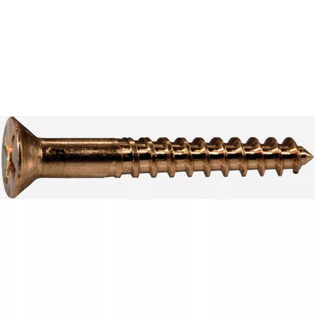 Midwest Fastener #8 x 1-1/4 In. Silicon Bronze Phillips Flat Head Wood Screws (6 Ct.) - photo 2