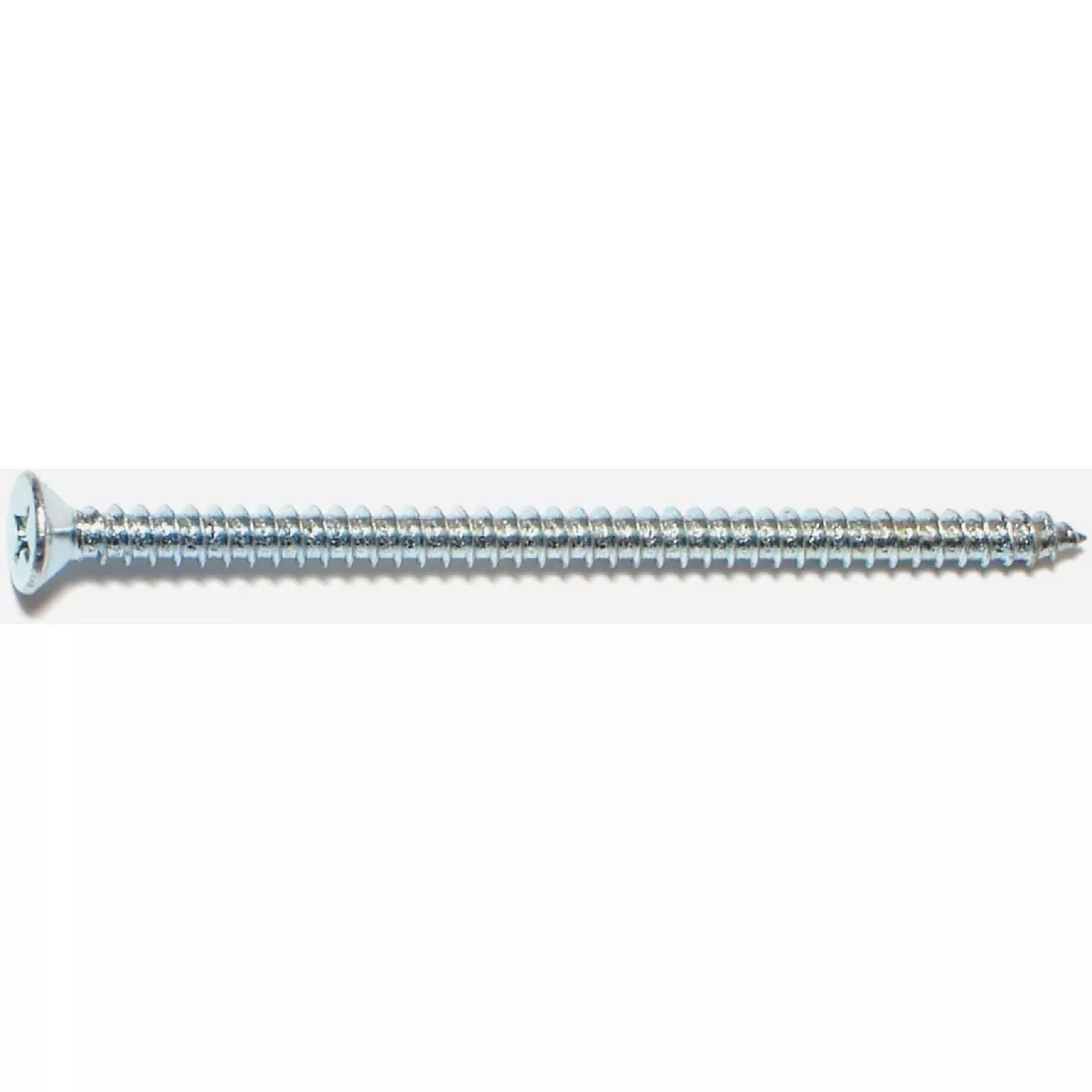 Midwest Fastener #8 x 3 In. Zinc Plated Steel Phillips Flat Head Sheet Metal Screws - photo 2